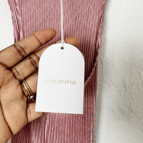 Song of Style Pluto Mini Dress in Rose Mauve - Picture 5 of 8